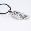 To My Husband That Showed Me Love Dog Tag Necklace