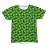 Glowing Marijuana Leaf All Over T-Shirt