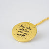 Keep Calm and Love Who You Want Pendant