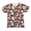 Sugar Skull Hearts Floral All Over T-Shirt