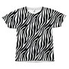 Zebra Print Animal All Over T-Shirt