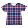Textured Tartan Plaid All Over T-Shirt