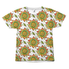 Bright Colorful Floral All Over T-Shirt
