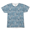 Blue Wolves Abstract Shirt All Over T-Shirt