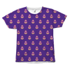 Violet Easter Egg All Over T-Shirt